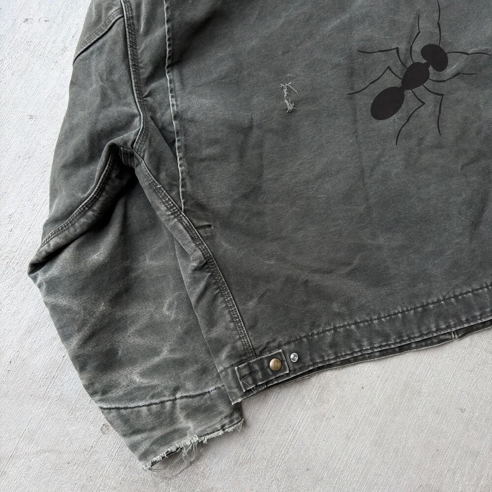 Carhartt J97 MOS green Detroit work wear jacket - Picture 7 of 9